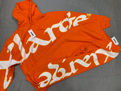 LOGO SWEAT PANTS - Orange