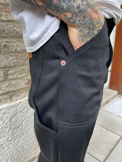 WENDELL Gunpowder / Soot Black Pants 14 oz Unwashed