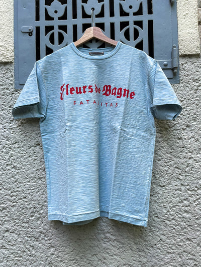 LE TRICOT FLEURS DE BAGNE "Fatalitas" Light Blue