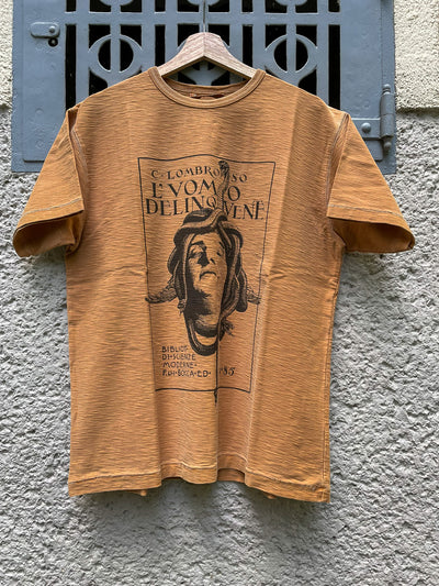 TRICOT L’UOMO DELINQUENTE “CESARE LOMBROSO” Old Yellow