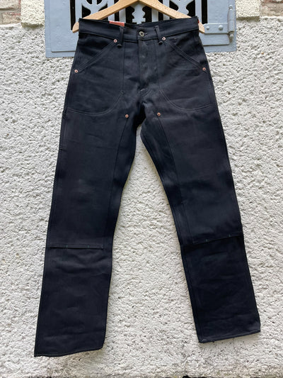 WENDELL Gunpowder / Soot Black Pants 14 oz Unwashed