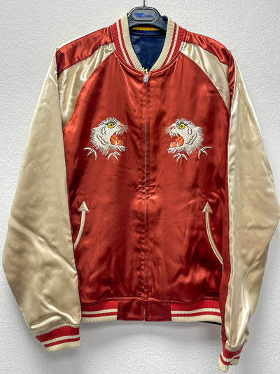FN-OJ-SV006 Souvenir Jacket TIGER & FIVE-STORY PAGODA