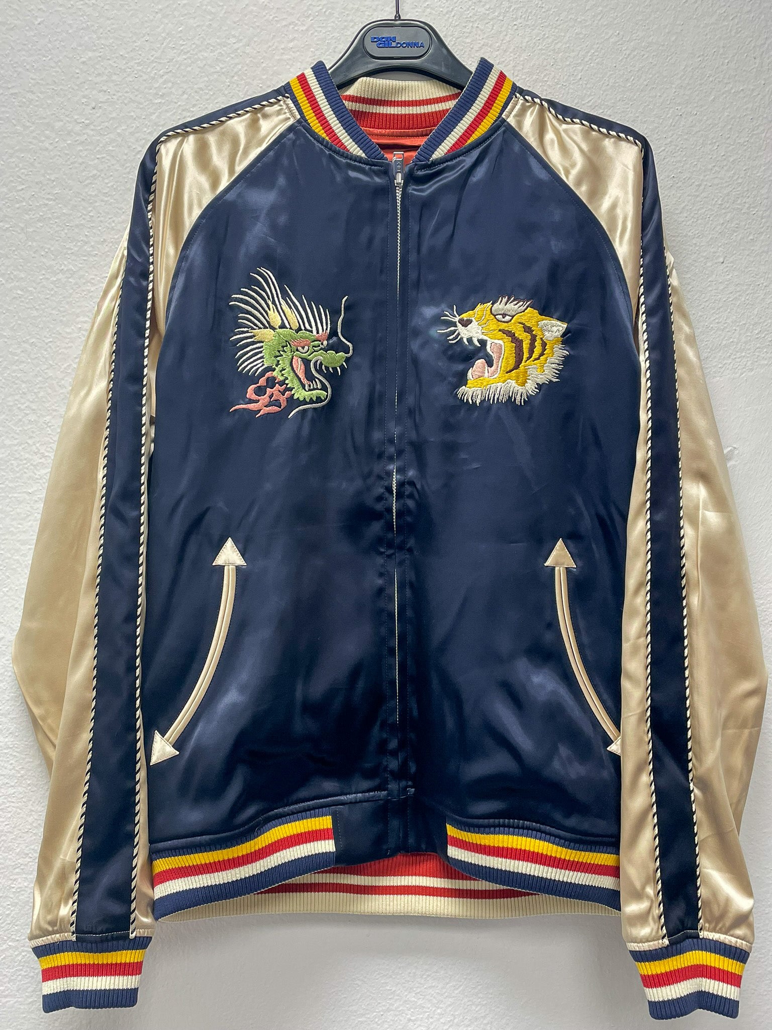 FN-OJ-SV006 Souvenir Jacket TIGER & FIVE-STORY PAGODA