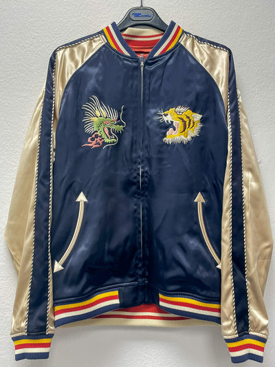 FN-OJ-SV006 Souvenir Jacket TIGER & FIVE-STORY PAGODA
