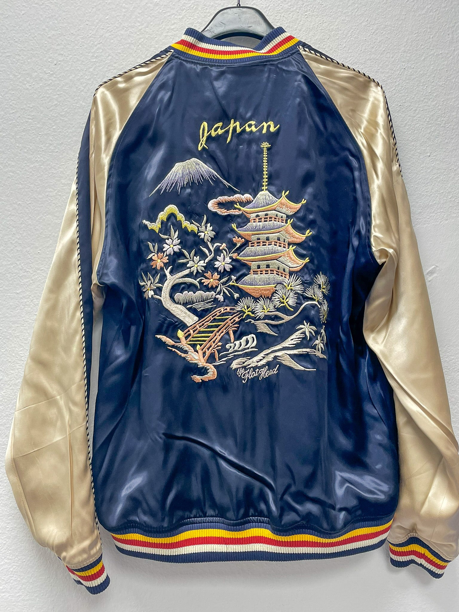 FN-OJ-SV006 Souvenir Jacket TIGER & FIVE-STORY PAGODA
