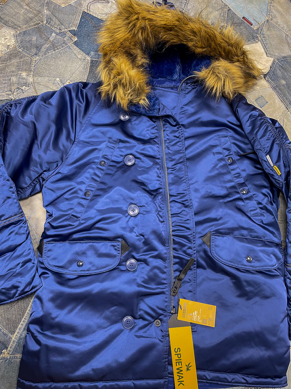 SPIEWAK x EDWIN N-3B Snorkel Parka – Navy