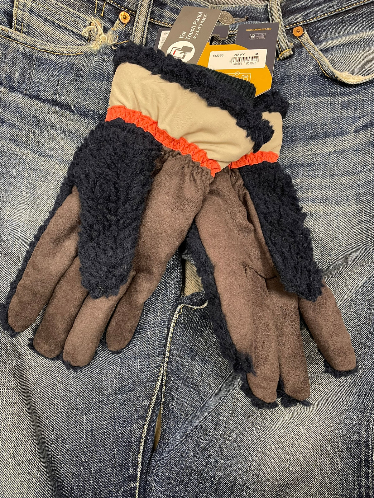 EM 353 TEDDY GLOVE Navy