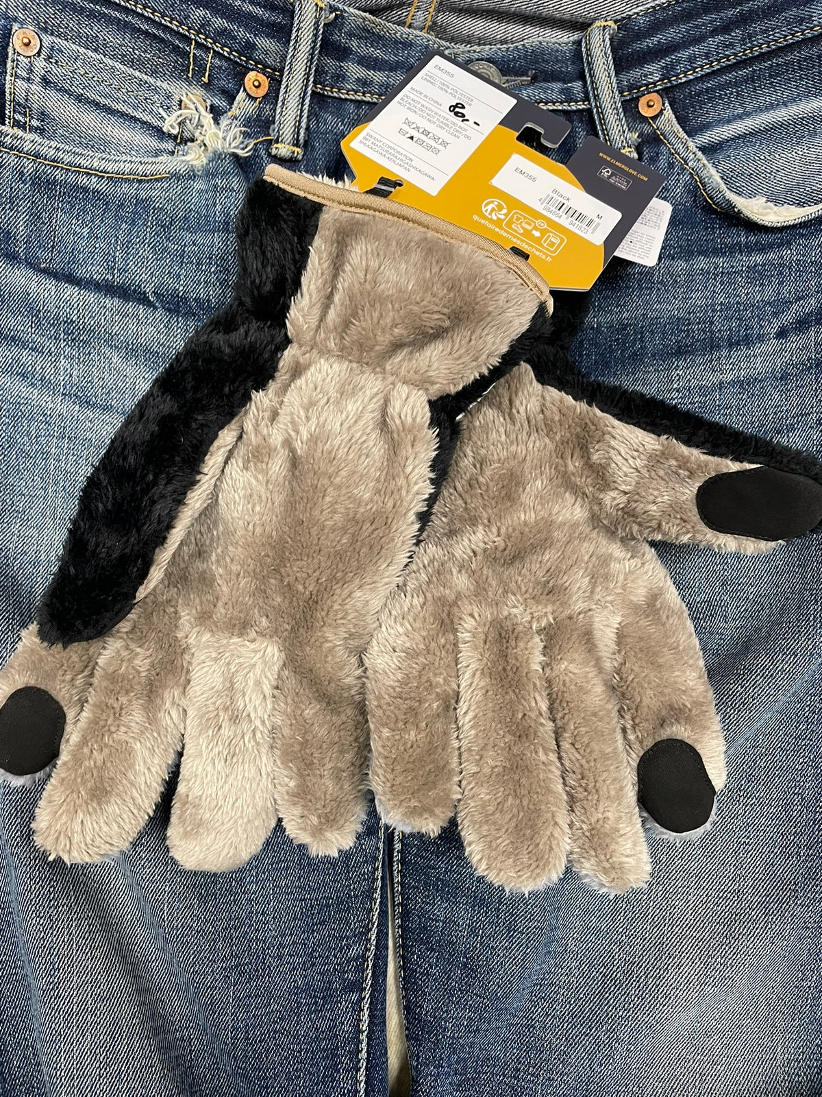 EM 355 CUDDLY CLUB GLOVE Brown