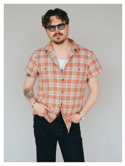 BRUCE FLANNEL CHECK Pink