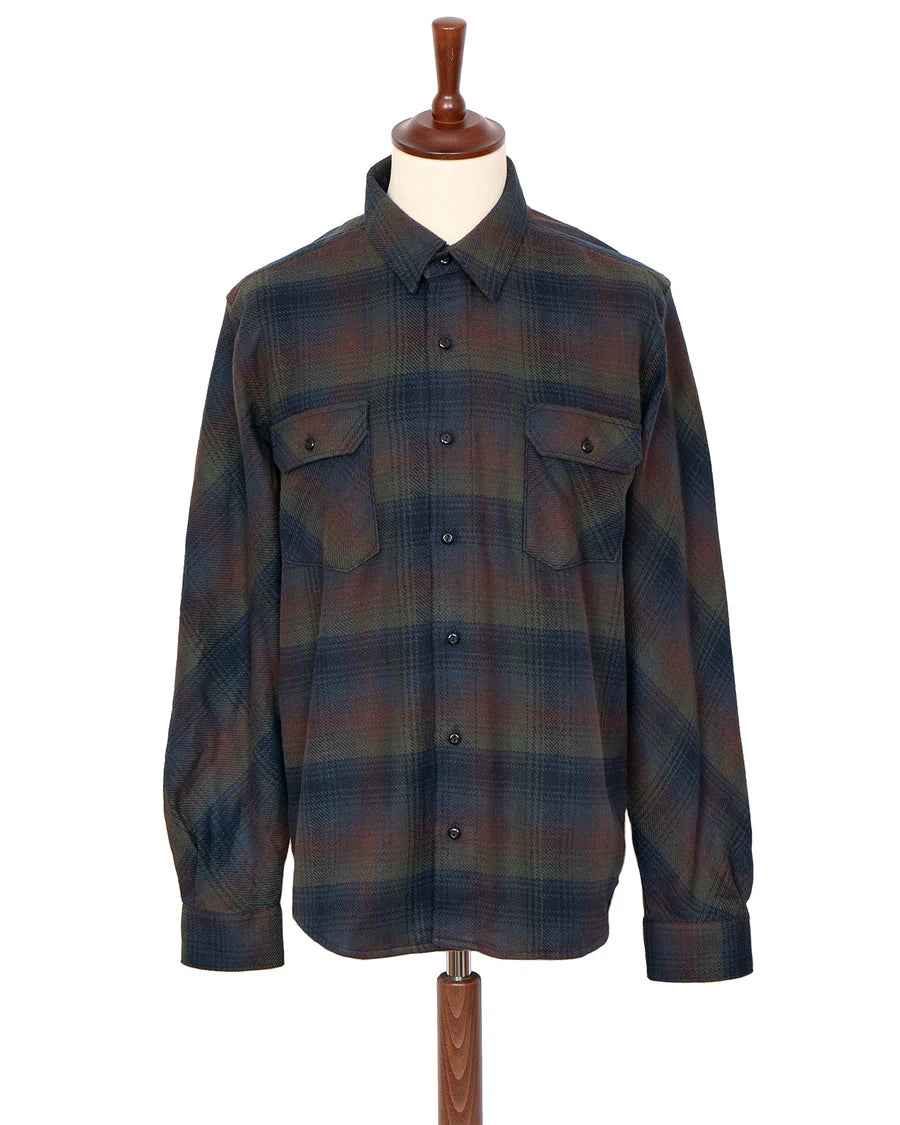 BRYSON SHIRT– Flannel Check (Dark Green / Wine / Black / Navy)