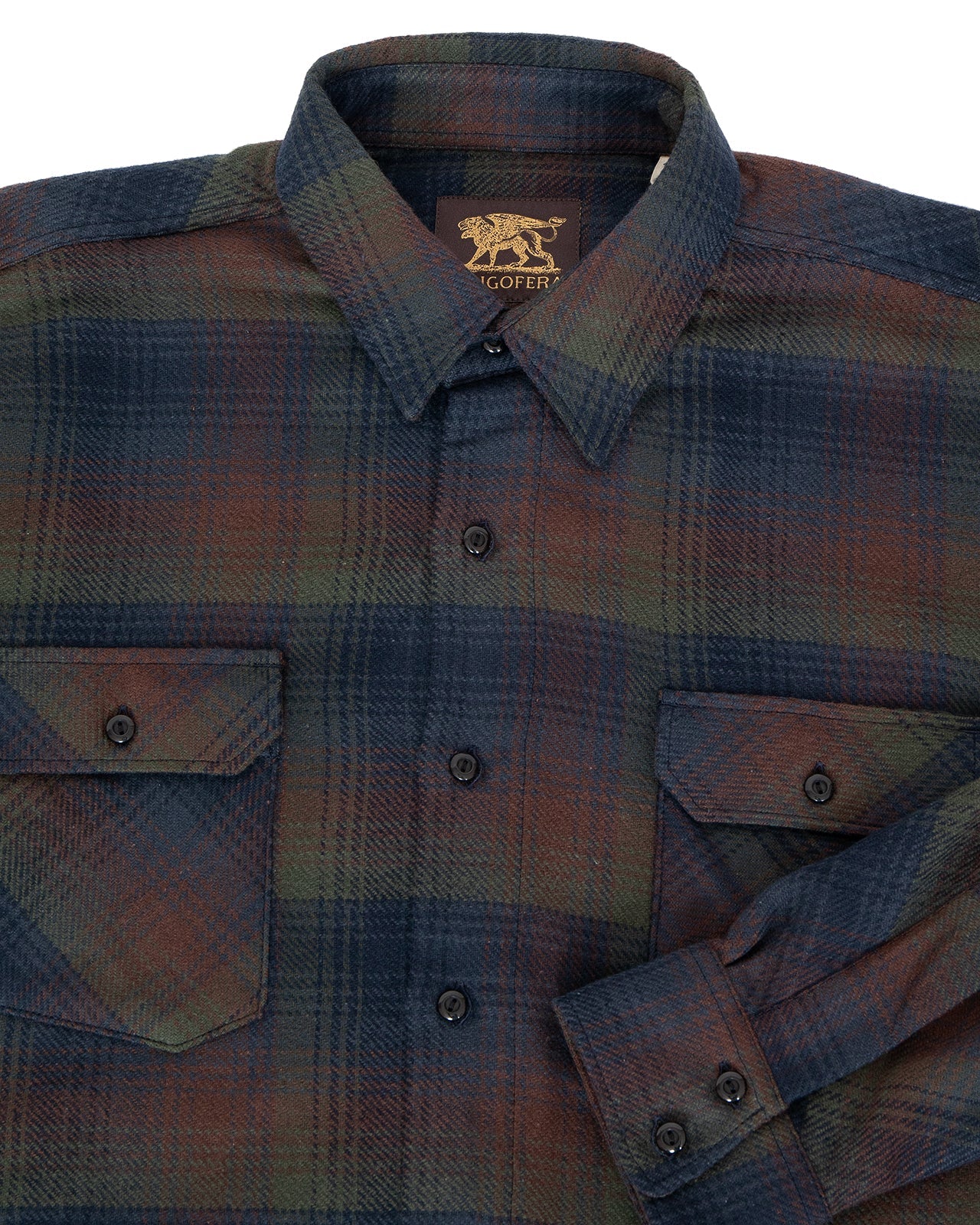 BRYSON SHIRT– Flannel Check (Dark Green / Wine / Black / Navy)