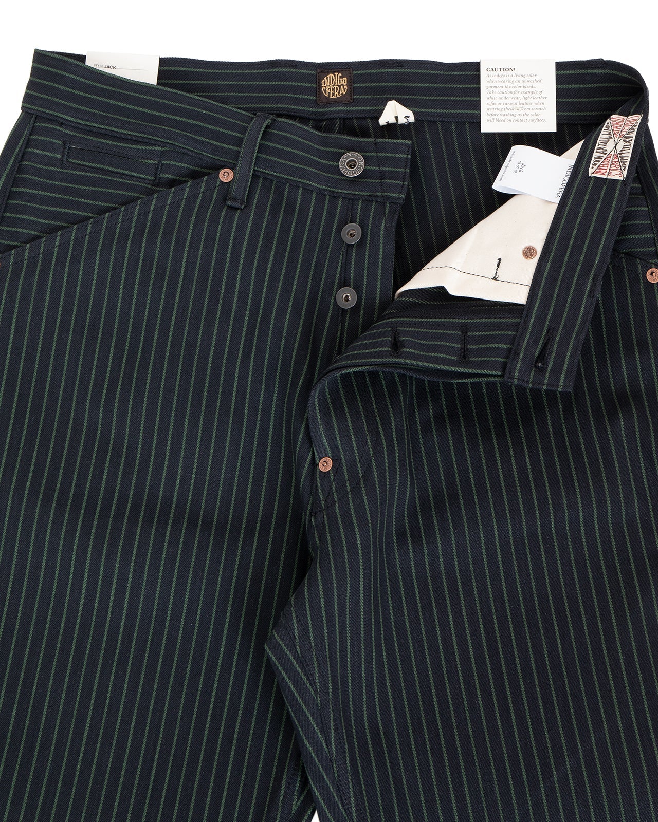 JACK PANTS “Viridecent Stripe”