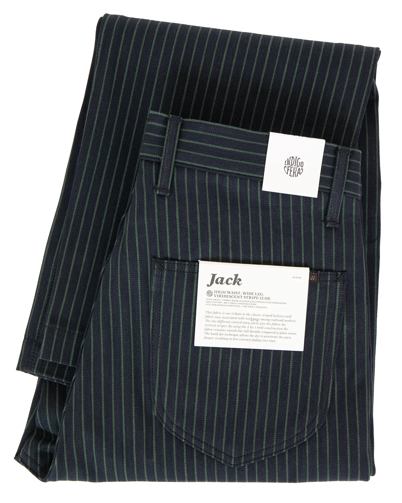 JACK PANTS “Viridecent Stripe”