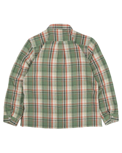 WEBSTER Shirt Jacquard Flannel – Green / Beige Check