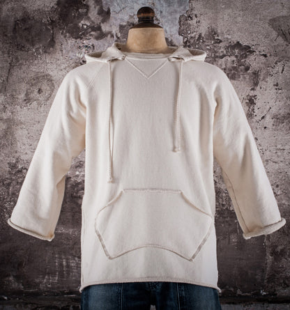 BOXING HOODED SWEATSHIRT 3/4 SLEEVES "BASIC VINTAGE"