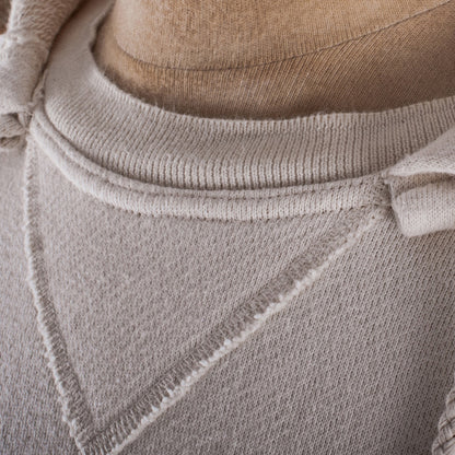 BOXING HOODED SWEATSHIRT 3/4 SLEEVES "BASIC VINTAGE"