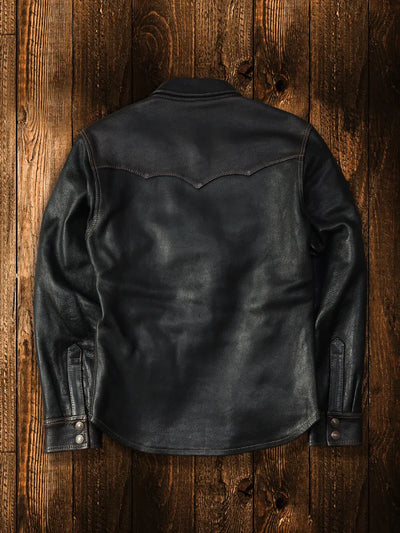 TFH-DEERSKIN WESTERN SHIRT FN‑LS‑DS004