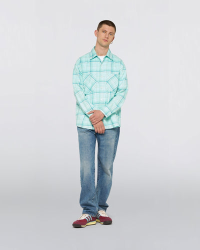 ACE SHIRT LS  Holiday Check Flannel Overshirt