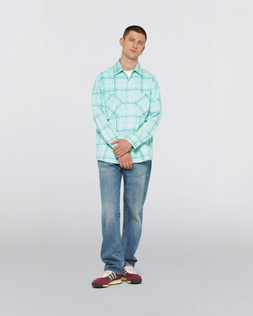 ACE SHIRT LS  Holiday Check Flannel Overshirt