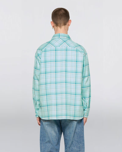 ACE SHIRT LS  Holiday Check Flannel Overshirt