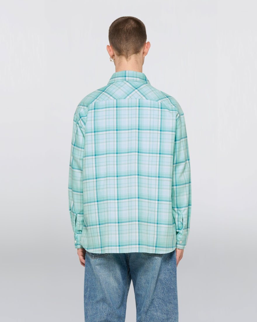 ACE SHIRT LS  Holiday Check Flannel Overshirt