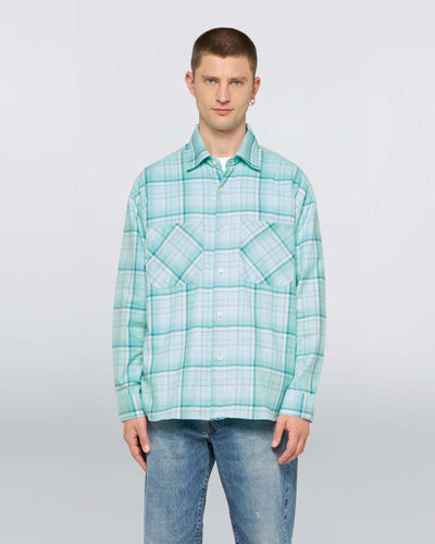 ACE SHIRT LS  Holiday Check Flannel Overshirt