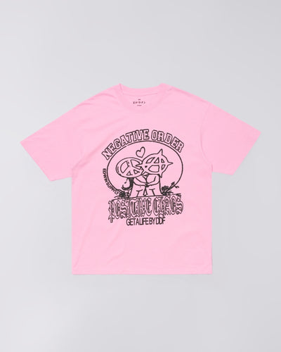 POSITIVE CHAOS T-SHIRT Begonia Pink