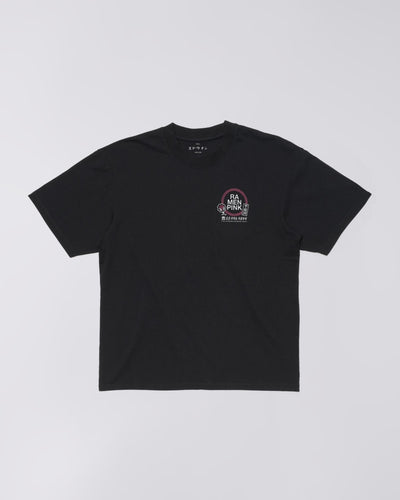EDWIN Ramen Pink T-Shirt - Black