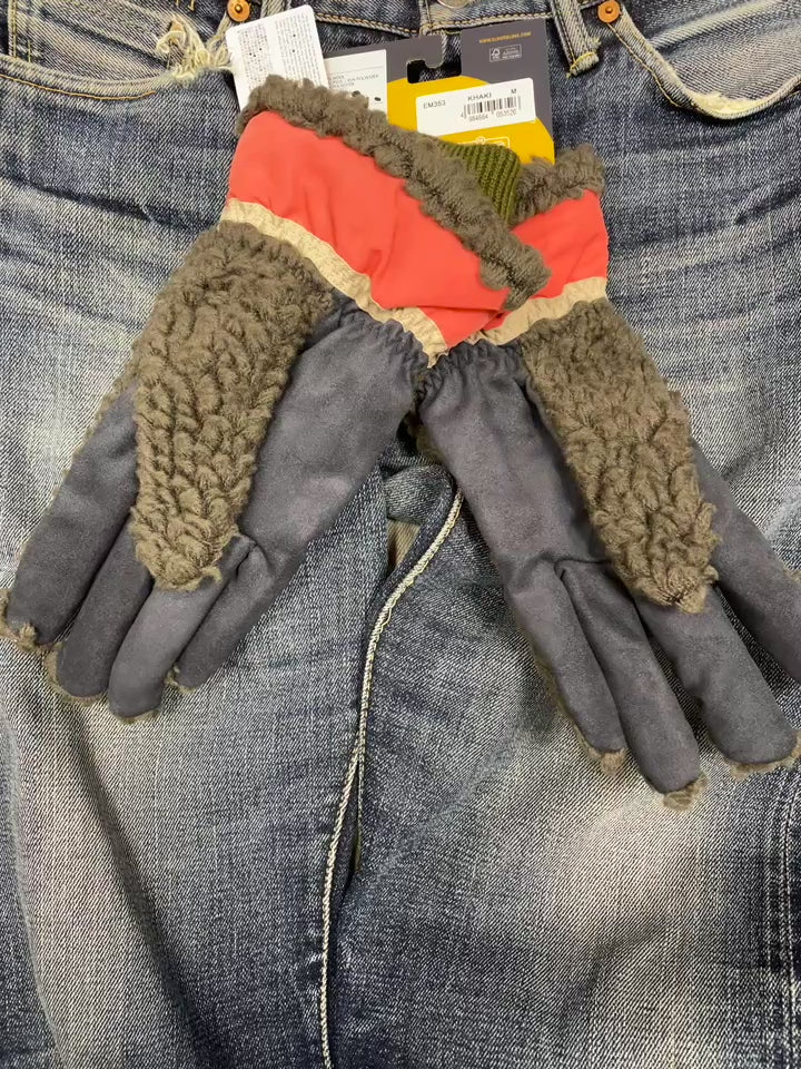 EM 353 TEDDY GLOVE Camel