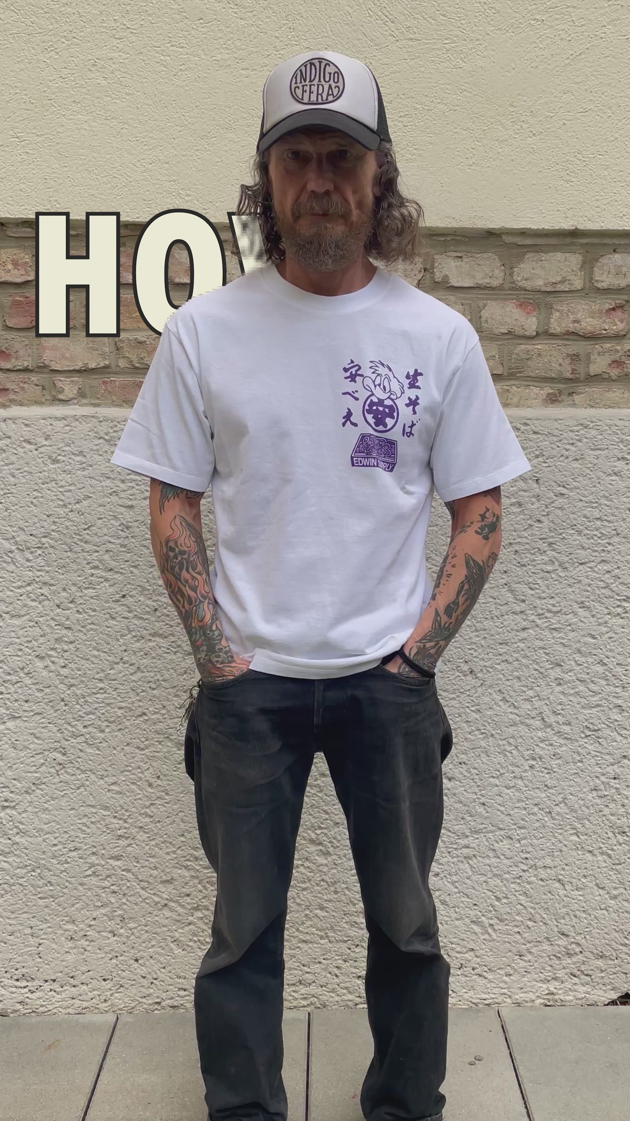 Video laden: SOBA YASUBE T-SHIRT White
